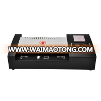 4 rollers hot and cold steel case A4 laminator